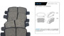 Imagen de JUEGO PASTILLAS CERAMICA TRAS GM CRUZE 1.4 17. . . EQUINOX